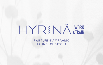 Hyrinän logo ja visuaalinen ilme