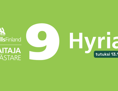 Taitaja9 ja Hyria tutuksi -tapahtuma torstaina 13.11.