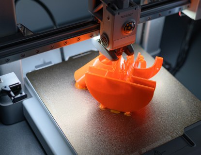 3D-tulostus käynnissä.