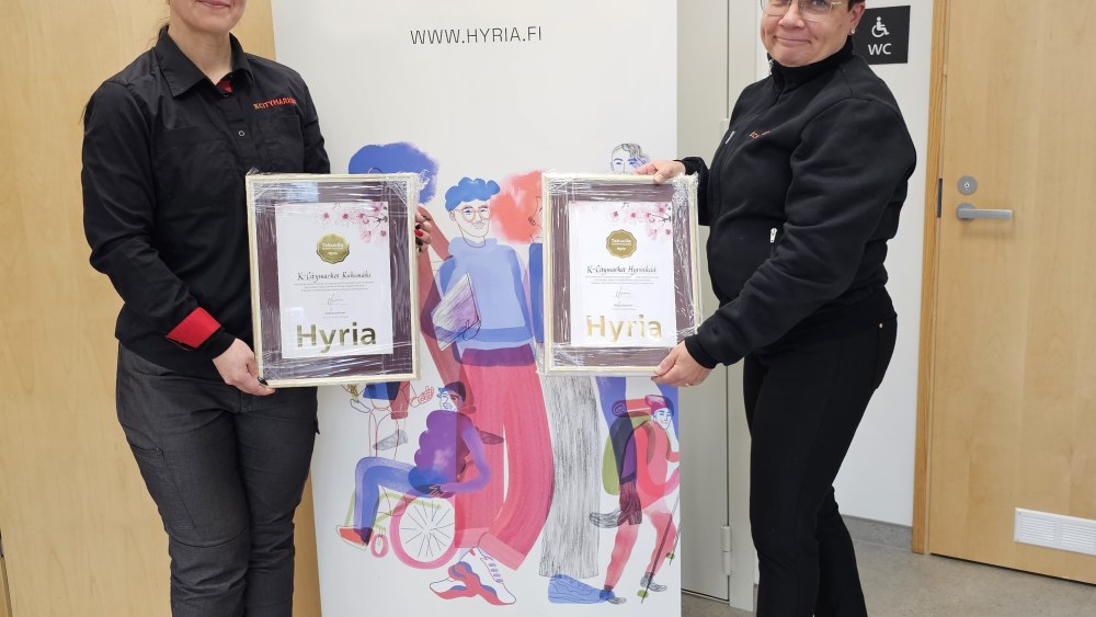 K-Citymarket Hyvinkään Marjut Tarna ja Henna Heikkonen