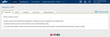 Wilman Viestit-valikko